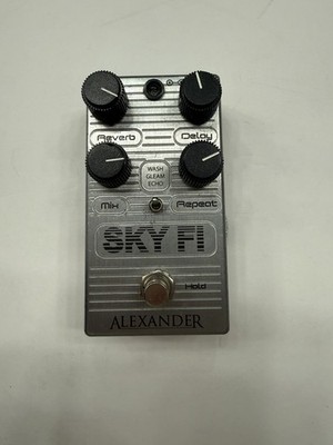 Alexander Pedals Sky Fi Reverb Delay Digital Rare Guitar Effect Pedal