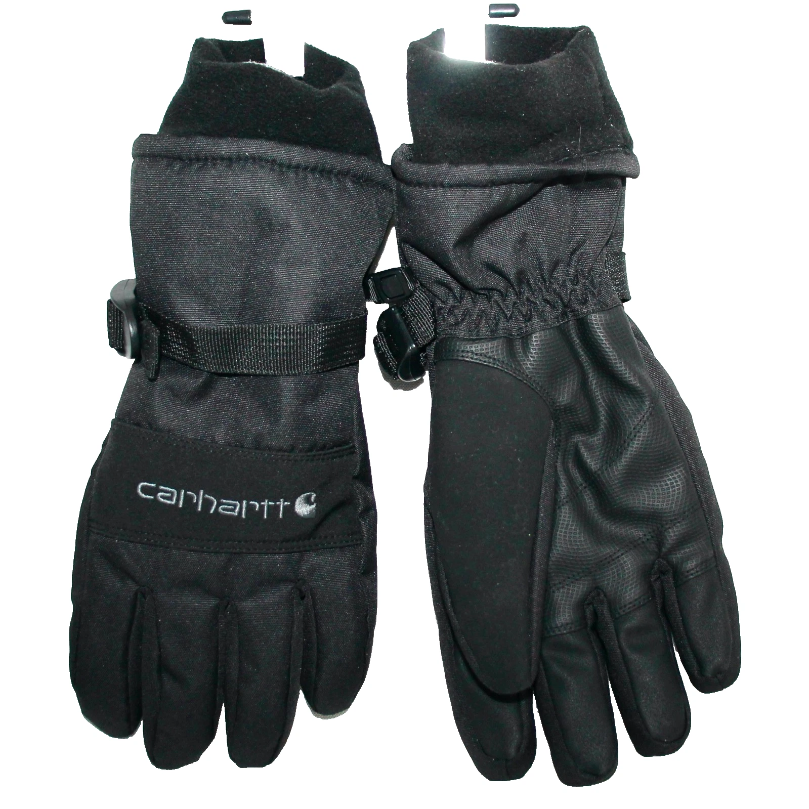 CARHARTT Men's Insulated Waterproof Gloves Size Medium Black Fleece Lined A511