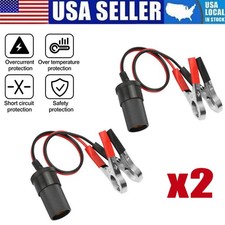 Car Battery Alligator Clamp Cable Clip Cigare...