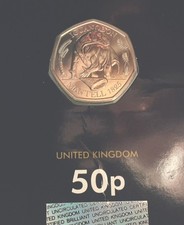 2020 Iguanodon 50p Coin Change Checker BU