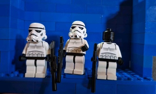 LEGO Imperial Stormtrooper Minifigure Star Wars 10188 10212 8087 sw0188 Lot Of 3