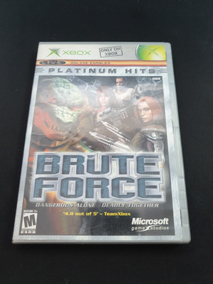 Brute Force platinum hits (Xbox ) With manual - Resurfaced-Tested