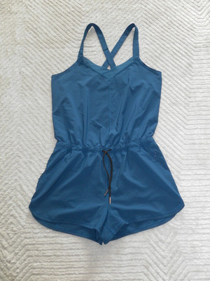 Lululemon 6 Be Free Runsie Poseidon Blue Shorts / One Piece Romper