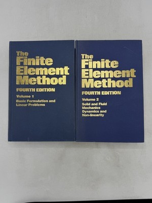 The Finite Element Method Zienkiewicz & Taylor 4th Ed Vol 1 & 2 Hardcover