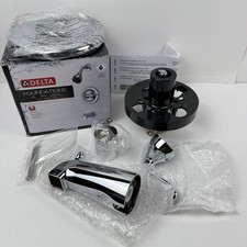 Delta Foundations Single-Handle Tub Spout Valve Chrome No Shower head READ