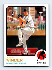#621 2022 Topps Heritage Josh Winder RC Minnesota Twins