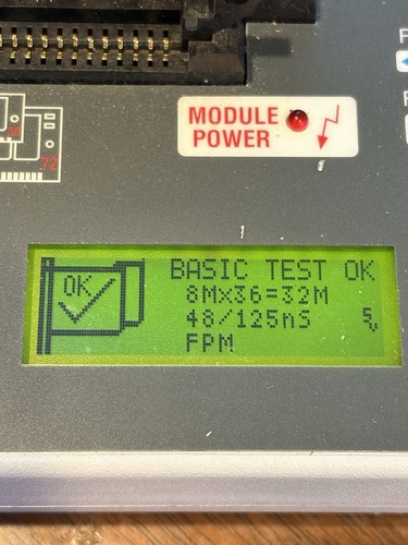 Crucial 32MB 8Mx36 FPM 24 Chip Gold Parity 72pin 60ns SIMM **TESTED** - Picture 2 of 3
