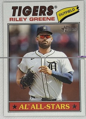 2026 Topps Heritage Riley Greene #152 A.L. All Star Detroit Tigers