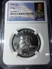 1963 Franklin Silver Half Dollar 50c NGC PR66 PROOF GEM USA Rare Collector Coin