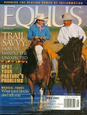 2002 Equus (Horse Owner's Resource) Magazine: Trail Savvy - Handling Unexpected