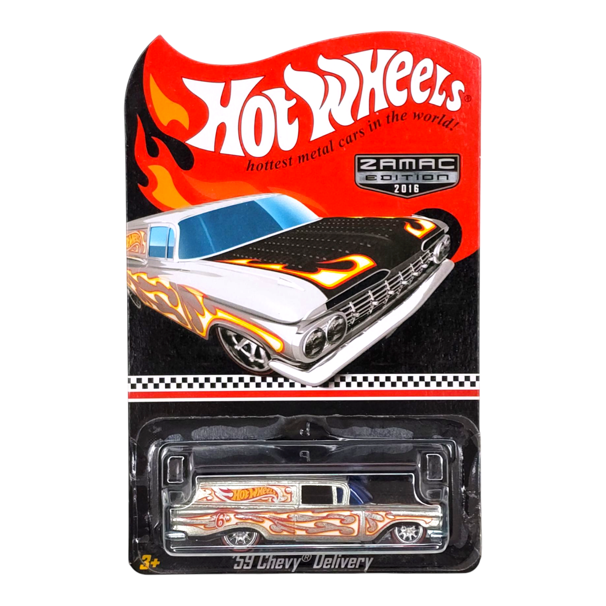 HOT WHEELS '59 Chevy Delivery ZAMAC Collector Edition Premium DPG40 2016