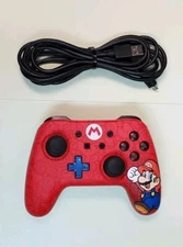 PowerA 1506261-01 Wired Mario Controller for Nintendo Switch - Red