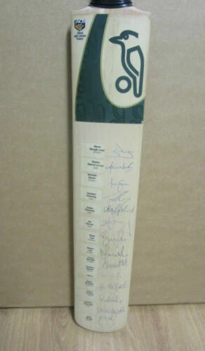 Autographed Cricket Memorabilia Bats Kookaburra