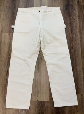 NEW Dickies Sherwin Williams Pants Jeans Mens 40X32 White Paint