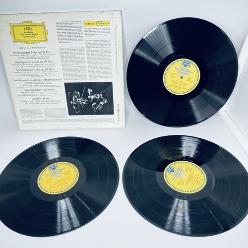 Ludwig van Beethoven Amadeus-Quartett Op.59 No.1-3 Op.74 LP Vinyl Box Set - Picture 11 of 12