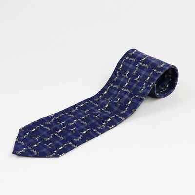Disney Tigger Squares Men's Blue and Gray Neck Tie
