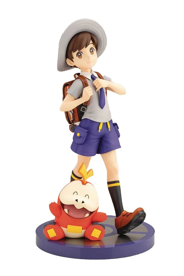 Pokemon Florian with Fuecoco Artfx J Statue by Kotobukiya