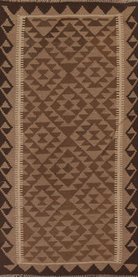 Dual-Sided Kilim Kelim Rugs Flatweave Wool Carpet 3x6 ft