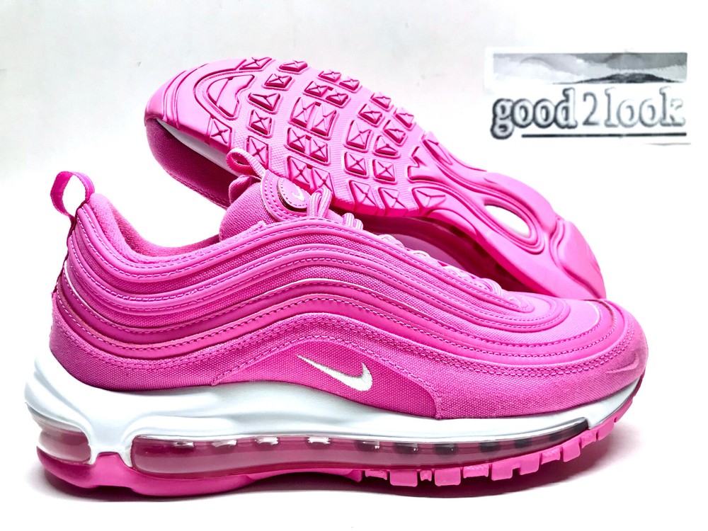 Nike Air Max 97 ID Trainer Pink White Women's Size 8 FZ0815-900