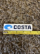 Costa Del Mar Sunglasses Logo Fish Outdoor Sticker/Decal Approx 4  