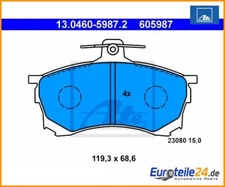 Brake pad set, disc brake ATE 13.0460-5987.2