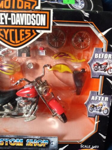 2000 Metal Maxx Harley-Davidson MotorCycles Custom 1:20/maisto 02 v-rod 1:18 - Picture 2 of 16