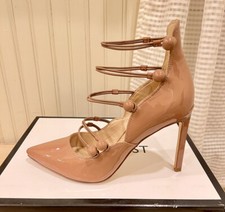 Nine West Stiletto Pumps Nude Pointed Toe 6.5 Beige Tan High Heel Women’s Shoes
