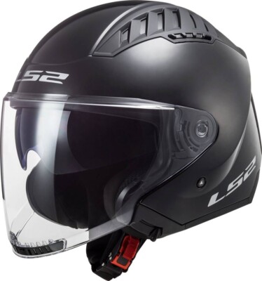 Open Box LS2 Adult Copter Open Face Motorcycle Helmet Black Size Small