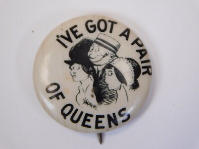 1910 Hassan Cigarette Pinback - Rube Goldberg 