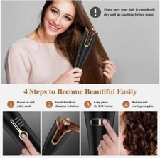 LESCOLTON NEXPURE Curling Irons,Curling Iron Professional LS-H1026 - Gold