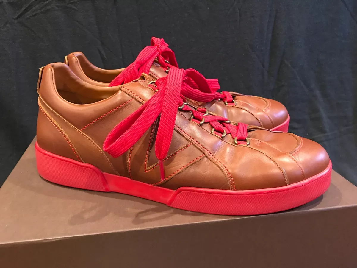 louis vuitton shoes men red