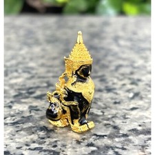 Phaya Purisat Black Thai Amulet Protection Magic Thep Norasingh Thao Wessuwan