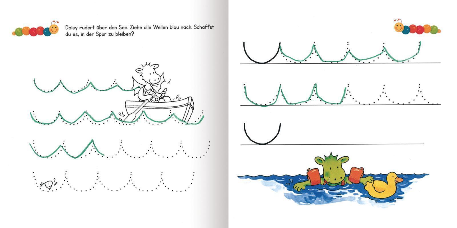 Thumbnail - Lernraupe - Schwungübungen | Angela Wiesner | Taschenbuch | Softcover