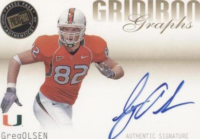 2007 Press Pass SE Greg Olsen #GG-GO - 1 of 2