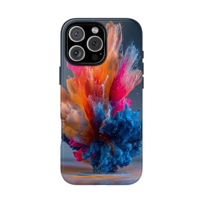 Acrylic Paint Explosion | Phone Ink Case for iPhone/Galaxy/Pixel