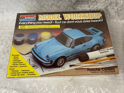 Porsche Carrera Model Workshop 1/24 Monogram model kit 1989  New, Sealed Rare