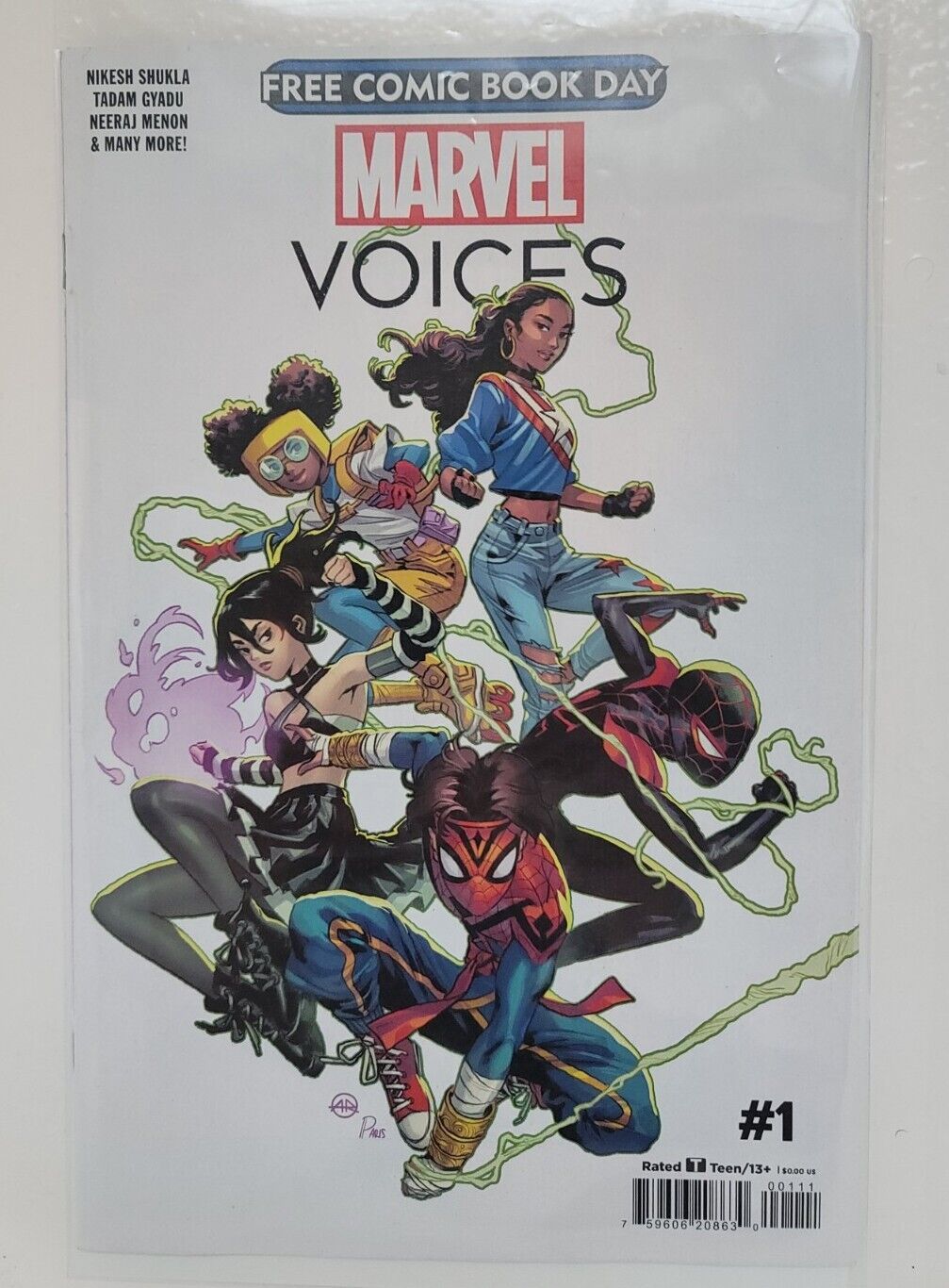 MARVEL VOICES #1 FCBD 2024 Comic Miles Morales Spider Gwen Spider Man
