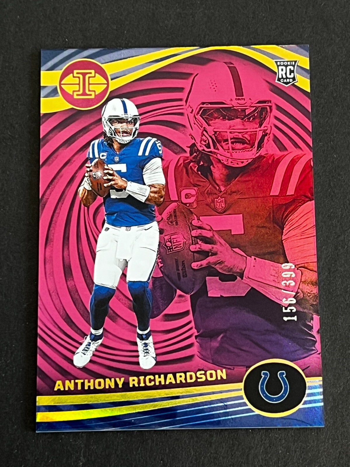 Anthony Richardson 2023 Panini Illusions Pink #46 RC #ed 156/399