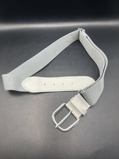 Youth grey sports belt 36 Long Adjustable Baseball Softball Team Sports