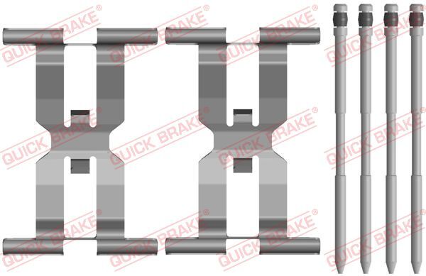 QUICK BRAKE 109-0143 Accessory Kit, disc brake pad for LAND ROVER