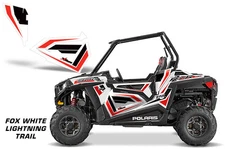 AMR Racing Polaris RZR 900 Trail Lower Door Inserts Graphic Decal Kits FOX WL