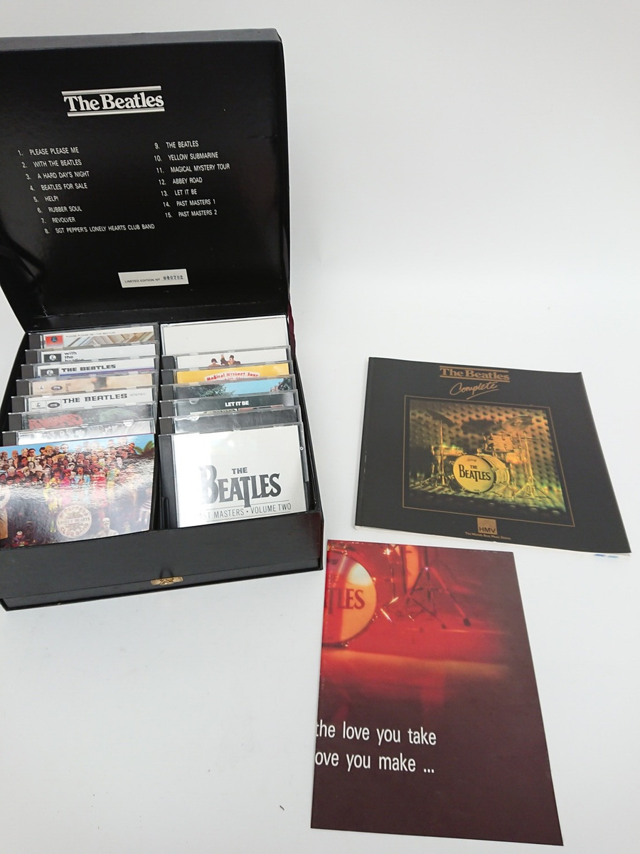THE BEATLES Complete compact disc collection HMV Ltd edition box