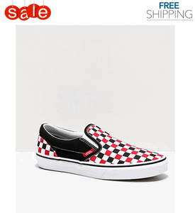vans black and white checkered sneakers