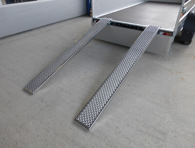 Auffahrrampe Alu gerade, 2000 x 200 mm, Traglast 400 kg, 1 Paar