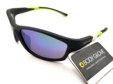 Foster Grant BODY GLOVE Blue Mirrored Black Green Sunglasses BGSPT 23 423 NEON