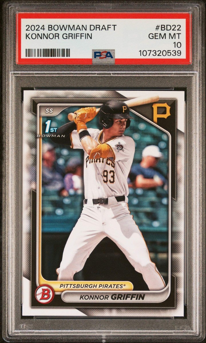Graded 2024 Topps Bowman Draft Konnor Griffin #BD22 Rookie