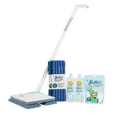 Nellie's Wow Mop Starter Kit Rechargeable Lightweight Cordless