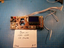 Gemini CDX-1250 MP3 CD Player Replacement Parts Display Cir Board 001-01200-001