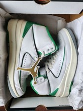 Size 7Y / 8.5W Air Jordan 2 Retro GS Lucky Green Size 7Y Clean