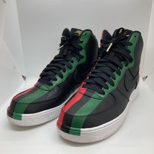 Nike Air Force 1 Black History Month High Top Sneakers 836227-002 2017 Size 10.5